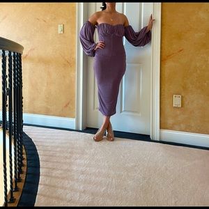 Light purple dress.  Worn 1 time.